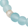 Bohemia Style Glass & Natural Freshwater Shell Beads Stretch Bracelets for Women BJEW-JB11865-01-3