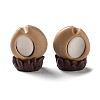 3D Animal Ear Opaque Resin Cabochons CRES-P029-B02-1