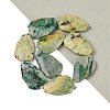 Natural Green Moonstone Beads Strands G-P548-B07-01-2