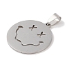 Non-Tarnish 201 Stainless Steel Pendants STAS-A094-12P-2