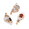 Raw Rough Natural Quartz Crystal Pendants G-T138-175E-1