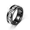 304 Stainless Steel Gear Rotatable Finger Rings FS-WGAD37A-24-1