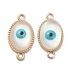 Cat Eye Enamel Connector Charms LS-FIND-TAC0017-06A-LG-1