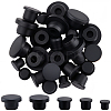30Pcs 5 Styles Silicone Hole Plugs AJEW-GF0011-63F-1