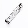 Tarnish Resistant 304 Stainless Steel Brooch Findings Sets LS-X-STAS-G137-52P-1