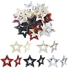 30Pcs 5 Colors Acrylic Connector Charms OACR-YW0001-80-1