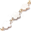 Flower Plastic Enamel Link Purse Short Chain FIND-JF00100-02-5