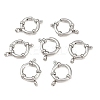Tarnish Resistant 304 Stainless Steel Spring Ring Clasps STAS-R083-04-4