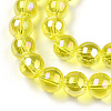 Electroplate Transparent Glass Beads Strands LS-GLAA-T032-T8mm-AB12-2