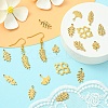 DIY Leafy Jewelry Making Finding Kit STAS-CJ0002-43-5
