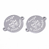 Tarnish Resistant 201 Stainless Steel Links connectors STAS-S079-156B-P-1