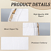 Corduroy Cloth Cosmetic Zipper Bags AJEW-WH20017-50F-5