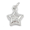 Brass Micro Pave Cubic Zirconia Pendants KK-Q028-39P-1