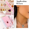 8Pcs 4 Colors Transparent Resin Pendants RESI-YW0003-19-5