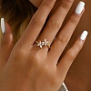 Flower Design Ladies Ring for Daily Wear EU5480-3-3