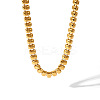 304 Stainless Steel Rectangle Link Chain Necklaces PW1815-2-3