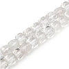Natural Quartz Crystal Beads Strands G-H078-C33-6mm-1