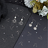 200Pcs 316 Surgical Stainless Steel Earring Hooks DIY-SC0024-18-4