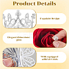 Crown Zinc Alloy Cake Decoration AJEW-CP0008-85G-5
