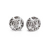 Rack Plating Alloy European Beads MPDL-N039-119P-1