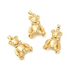 Rack Plating Brass Micro Pave Cubic Zirconia Pendants KK-B068-10G-2