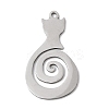 304 Stainless Steel Pendants STAS-H247-13P-1