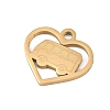 304 Stainless Steel Charms SA-CBAE30B-03G-G-2