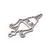 Non-Tarnish 201 Stainless Steel Pendants LS-STAS-K250-07P-2