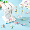 16Pcs 8 Style Glass & Acrylic & Alloy Pendants PALLOY-TA00232-7