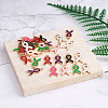 140Pcs 7 Colors Alloy Enamel Pendants ENAM-CD0001-13-3