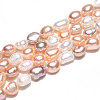 Natural Cultured Freshwater Pearl Beads Strands PEAR-N014-05N-5