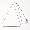 304 Stainless Steel Snake Chains Necklaces STAS-F094-23-2