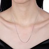 925 Sterling Silver Chain Necklaces NJEW-BB30138-18-5