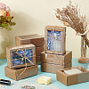 Kraft Paper Cardboard Gift Drawer Boxes LS-CON-WH0085-129A-4