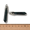 Natural Moss Agate Pointed Big Pendants G-Z055-01P-12-3