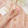 5 Pairs 5 Style Star & Moon Tarot Theme Alloy Dangle Earrings for Women EJEW-SC0001-32-3
