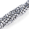 Electroplate Glass Beads Strands LS-EGLA-T027-01S-2