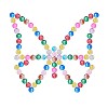 Baking Paint Crackle Glass Bead CCG-PH0002-6mm-02-7