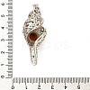 Natural Carnelian(Dyed & Heated) Pendants G-F776-01P-09-3