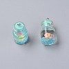 Wish Glass Bottle Pendants LS-RESI-TAC0007-05B-1