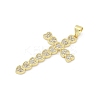 Brass Micro Pave Cubic Zirconia Pendants KK-D317-106G-2