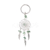 Natural Chip Green Aventurine Keychain KEYC-JKC00119-04-3