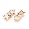 Brass Micro Pave Cubic Zirconia Pendants ZIRC-T016-16-2