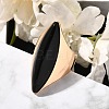 Resin Horse Eye Finger Rings RJEW-R006-01G-03-2