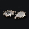 Natural Quartz Crystal Pendants G-B009-02G-N-3