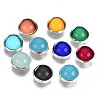 4-Hole Translucent Acrylic Sewing Buttons BUTT-T008-8mm-M-S-2