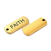 Tibetan Style Alloy Rectangle with Word Faith Pendants LS-TIBEP-Q043-058AG-RS-2