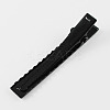 Iron Flat Alligator Hair Clip Findings PHAR-S039-56mm-2