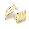 Ion Plating(IP) 304 Stainless Steel Stud Earrings EJEW-P258-11G-2