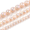 Electroplate Opaque Glass Beads Strands LS-GLAA-T032-P8mm-AB09-4